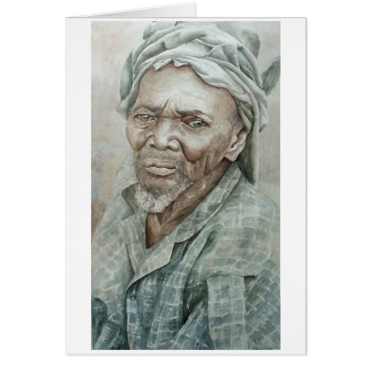 Bearded Dogon Man Cards (Front)