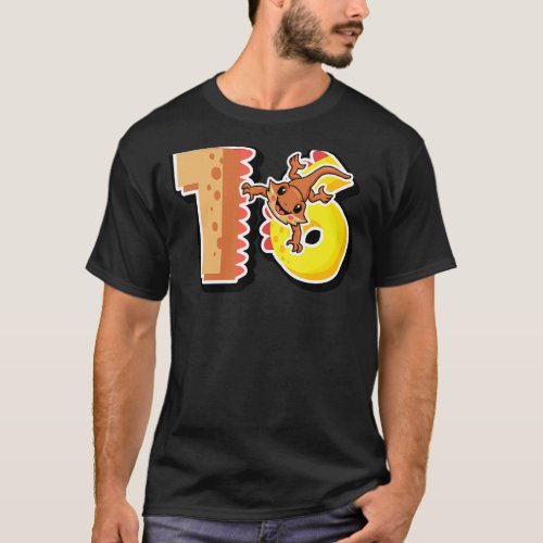 Bearded Dragon 16th Birthday  Reptile Animal Graph T_Shirt