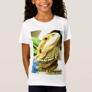 Bearded Dragon baby doll t-shirt