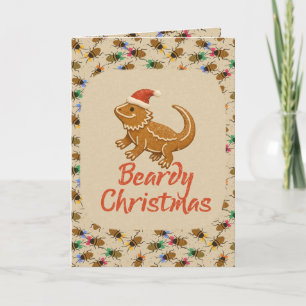 Bearded Dragon “Beardy Christmas” Card