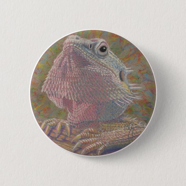 Bearded Dragon Button (Front)