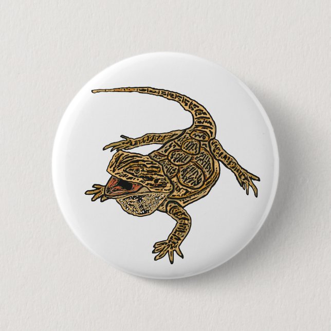 Bearded Dragon Button (Front)
