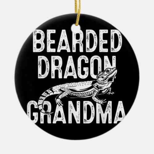 Bearded Dragon  Ceramic Ornament