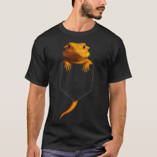 Bearded Dragon Cket Cute Exotic Lizard Reptile Pet T-Shirt