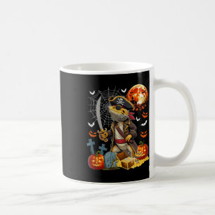 Bearded Dragon Cosplay Pirate Halloween Carved Pum Coffee Mug