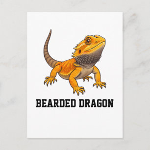 Bearded Dragon Customizable Personalizable  Postcard