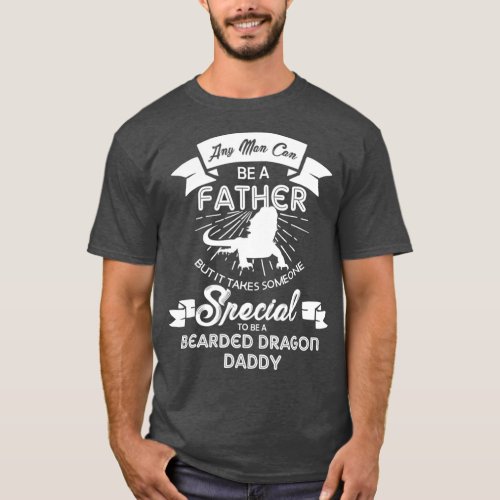 Bearded Dragon Dad  Funny Fathers Day Lizards T_Shirt