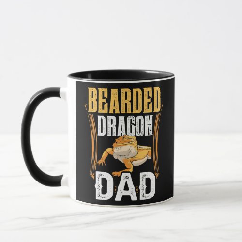 Bearded Dragon Dad Lover Animal Pet Reptile Mug