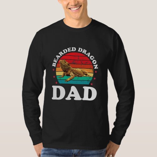 Bearded Dragon Dad Mens Beardie Funny Pet Lizard T_Shirt