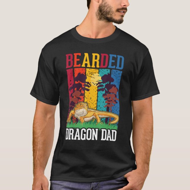 Bearded Dragon Dad T-Shirt (Front)