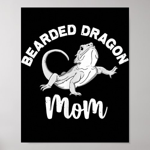 Bearded Dragon Design Youth Lizard Gift  Poster