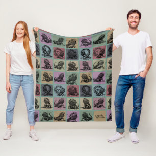 Bearded Dragon Gift Blanket, Cozy Reptile Lover