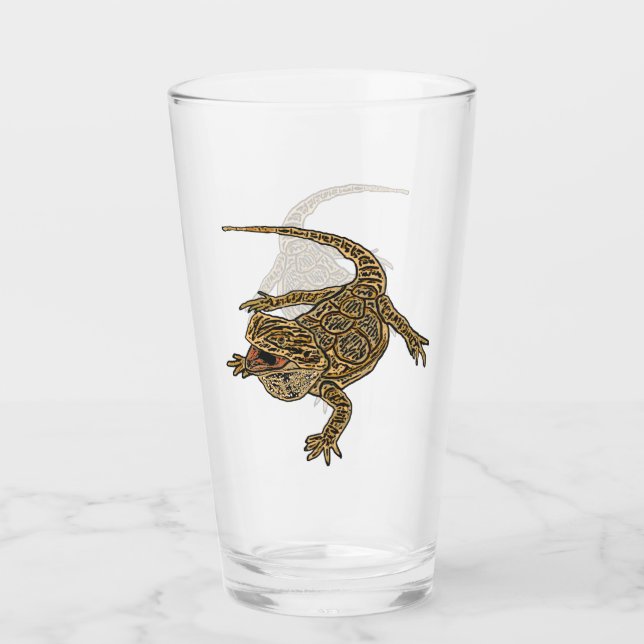 Bearded Dragon Glass (Front)