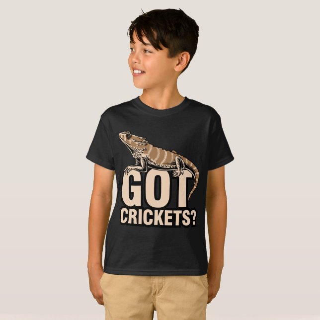 Bearded Dragon Got Cricket keeper shirt funny gift (Front Full)