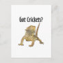 Bearded Dragon Got Crickets Postcard