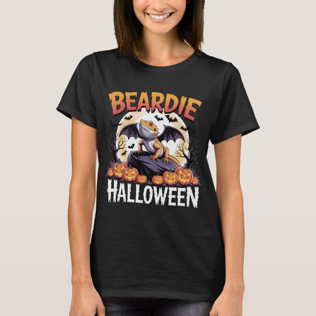 Bearded Dragon Halloween Fun T-Shirt (Front)