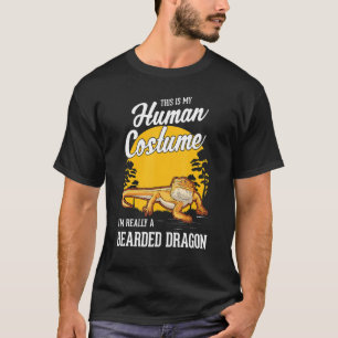 Bearded Dragon Human Costume Halloween Bearded Dra T-Shirt