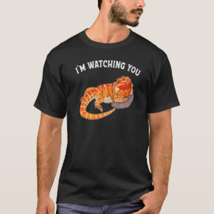 Bearded Dragon I'm Watching You Reptile Costume T-Shirt