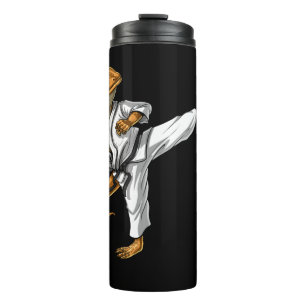 Bearded Dragon Karate Thermal Tumbler