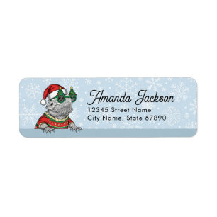 Bearded Dragon Lizard Return Address Labels