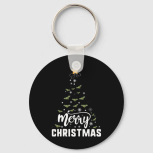 Bearded Dragon Merry Christmas Tree Family Xmas Ho Keychain