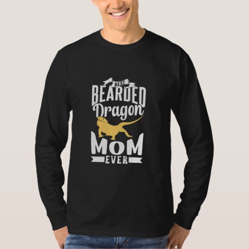 Bearded Dragon Mom Beard Lizard  T_Shirt