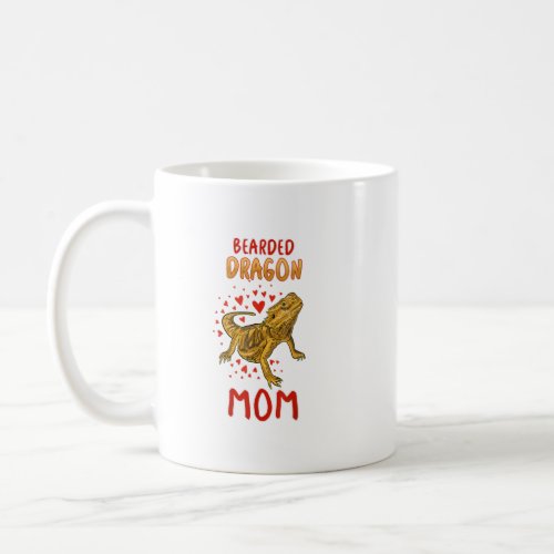 Bearded Dragon Mom Bearded Dragon Lover Lizard  Coffee Mug