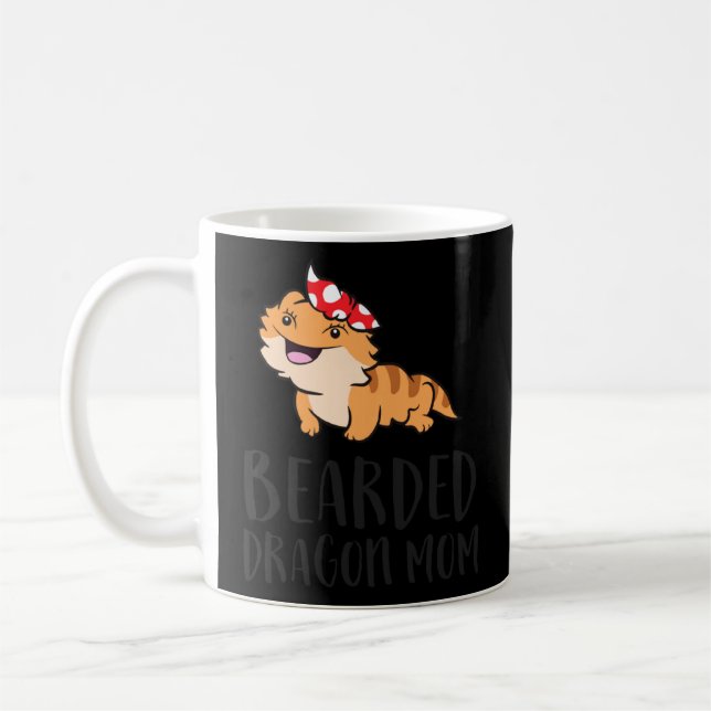 Bearded Dragon Mom Love Bearded Dragons Pullover Coffee Mug (Left)