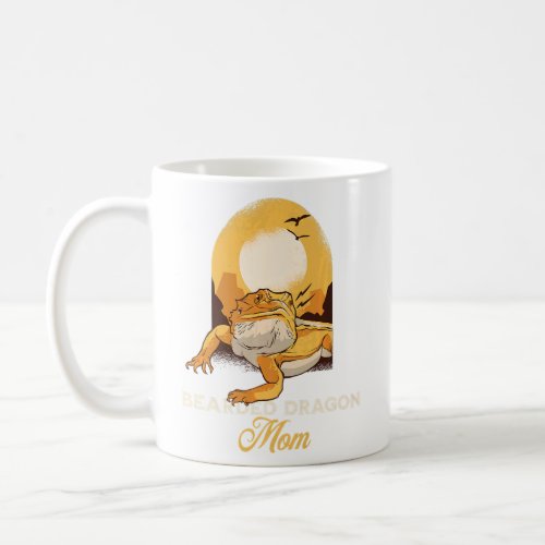 Bearded Dragon Mom  Reptile Lizard  Coffee Mug