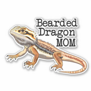  Bearded Dragon Mom Sticker