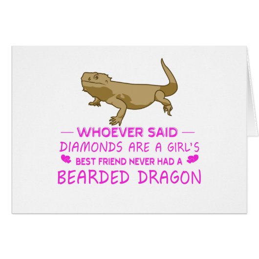 Bearded Dragon Mommy Cards (Front Horizontal)