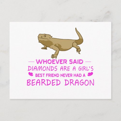 Bearded Dragon Mommy Postcard