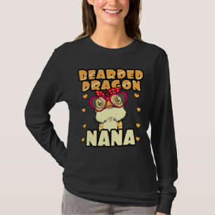 Bearded Dragon Nana Pogona Reptile Nana T-Shirt