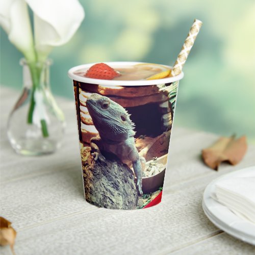 Bearded Dragon Paper Cups