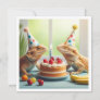 Bearded dragon party animals, chameleon birthday  invitation