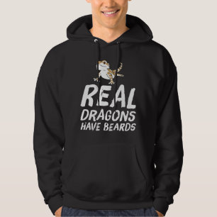 Bearded Dragon Real Dragons Have Beards Hoodie