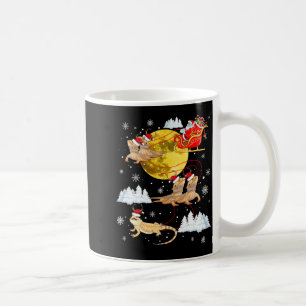 Bearded Dragon Reindeer Christmas Pajama Santa Xma Coffee Mug