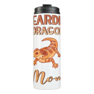 Bearded Dragon Reptile Lizard Terrarium Pet Mom Thermal Tumbler