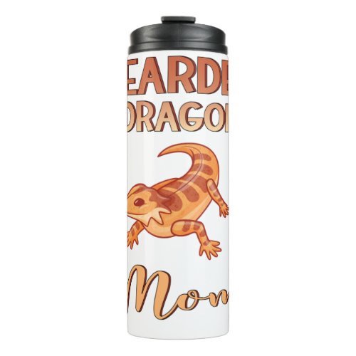 Bearded Dragon Reptile Lizard Terrarium Pet Mom Thermal Tumbler