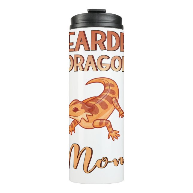 Bearded Dragon Reptile Lizard Terrarium Pet Mom Thermal Tumbler (Front)