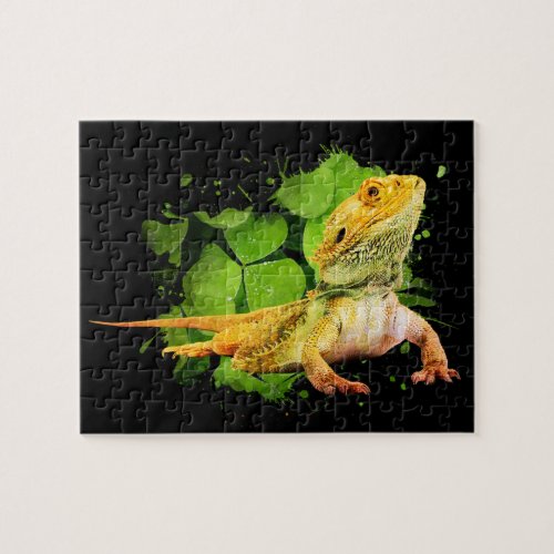 Bearded Dragon Reptile Owner Jigsaw Puzzle