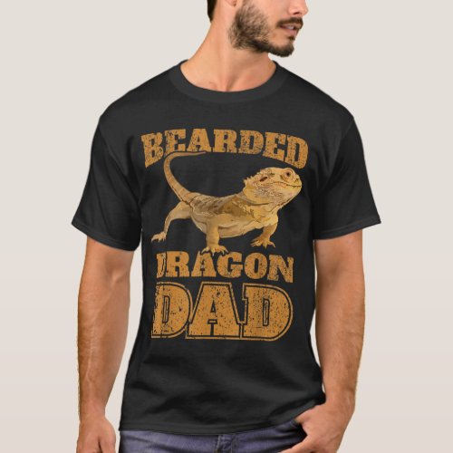 Bearded Dragon T Shirt Bearded Dragon Dad Papa