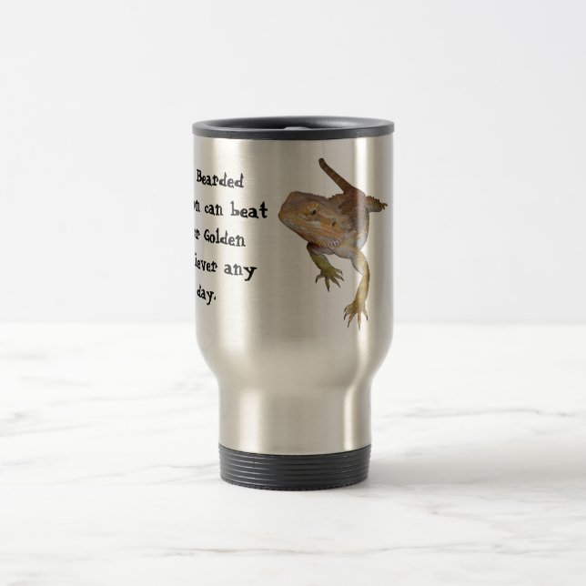 Bearded Dragon Travel Mug (Center)