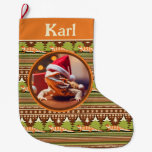 Bearded Dragon Ugly Sweater Christmas Stocking