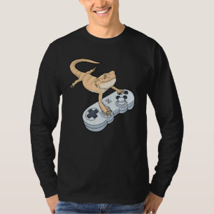 Bearded Dragon  Video Game Gamer Pagona Bearded Dr T-Shirt