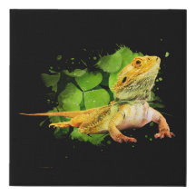 Bearded Dragon Watercolor Reptile Keeper
