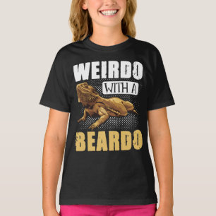 Bearded Dragon Weirdo With A Beardo Reptiles T-Shirt