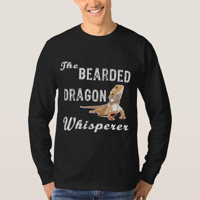 Bearded Dragon Whisperer Retro Adults And Kids T-Shirt (Front)