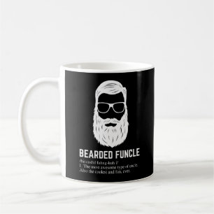 Bearded Funcle Funny Uncle Definition Coffee Mug