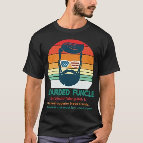 Bearded FuncleUncle Definition T_Shirt